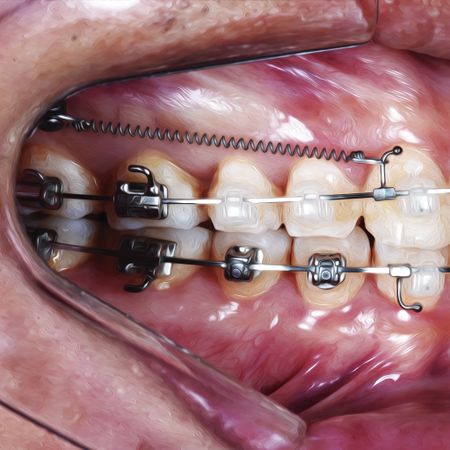 Tratamiento de la Clase II subdivisión utilizando mini-tornillos extra alveolares en la cresta infraorbitaria, asociados con aparatos autoligables de prescripción individualizada: informe de caso