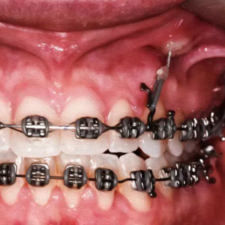 Maxillary impaction using mini-implants