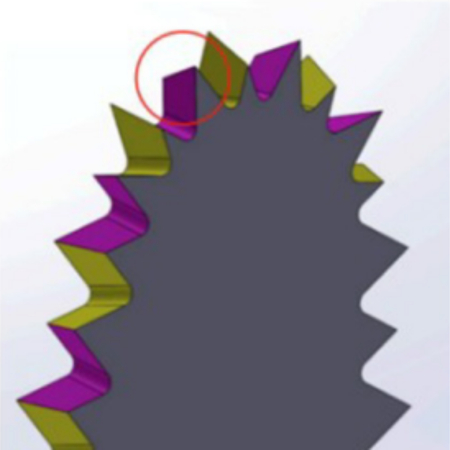 Multidirectional geometry of piezosonic cutting blade: Technical note